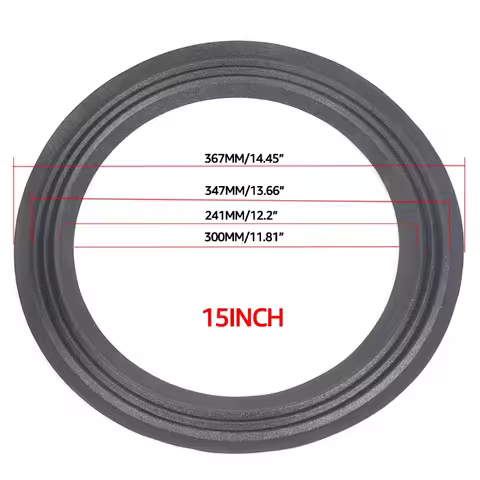 Speaker Foam Surround Rings Repair 2 Packs 6.5''/8''/10"/12"/15" inches DIY Speaker Surround Repair 