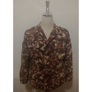 No.196 Vintage Ukrainian Army TTsKo Camo M88 Jacket 1990s Camouflage Military 90s Era