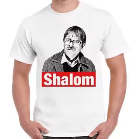 Shalom Jackie Jim Friday Night Dinner Funny Parody TV Show Retro T Shirt 2313