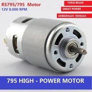 795 12V Torque DC Motor Dynamo 795 12V DC Dynamo Motor/ Smooth Sound 12V High Speed Torque Dynamo/