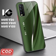 HP Softcase VIVO Y20hp VIVO Y20S V2029, V2029 Glossy Case Shiny Glass Casing Protective Mobile Phone