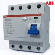 เบรกเกอร์กันดูดABB 3เฟส 4สาย อุปกรณ์ป้องกันไฟรั่วไฟดูด รุ่น ABB-F204AC ขนาด 100A