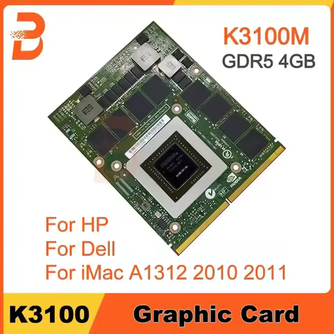 Full Tested K3100M GDDR5 4GB For iMac 27" A1312 HD6970 Upgrade Graphic Video Card For Dell M6700 M68