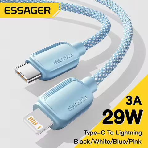 Essager USB Type C Cable For iPhone 14 13 12 11 Pro Max XS PD 20W Fast Charger USB C To Lightning 29