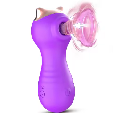 Licking Clit Sucking 10 Mode Vibrator for Women Nipple Oral Vacuum Stimulator Masturbator SexToys fo