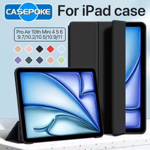 For iPad A16 2025 Case iPad 7th 8th 9th 10th Generation For iPad Pro 11 12.9 Mini 6 Smart Cover For 