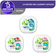 La Nature 4in1 Laundry Capsules 50 Pods
