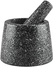 Granite Pestle and Mortar,Premium Solid and Durable Natural Spice Herb Seed Salt and Pepper Crusher Grinder Grinding Paste -Comfortable and Easy to Use,C mortar&amp;pestle