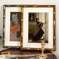 Vintage Picture Frame with Removable Mat, Wall Art Gallery Antique Picture frames for Tabletop and W