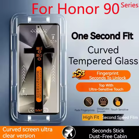 Honor90Pro Dust-Free Cabin Tempered Glass For Honor 90Pro Screen Protector Honor90 Second Pasting Bo