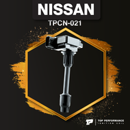 (ประกัน 3 เดือน) คอยล์จุดระเบิด NISSAN CEFIRO A33 ตัวสั้น หน้า VQ20 VQ30 - TPCN-021 - TOP PERFORMANC