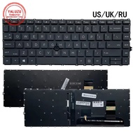 US/UK/RU/AR Laptop Keyboard For HP Elitebook 740 G7 740 G8 840 G7 840 G8 745 845 G7 G8 ZBOOK 14 G7/G