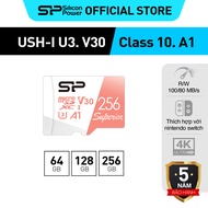 High Speed Micro SD Silicon Power 100MBs 64GB /128GB /256GB Micro SD UHS-I U3 Class 10 memory card |