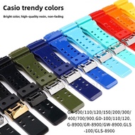 16mm for Replacement Band glossy/Frosted Resin Strap for GA110/GA100/GA140/G-8900, Sweatproof Durabl