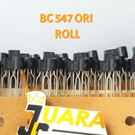 (10 PCS) Transistor (TR) BC 547 ORI ROLL | BC547 ORIGINAL ROLL