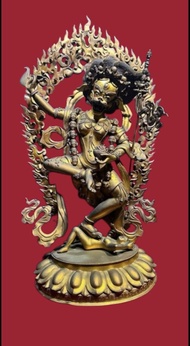 藏傳佛教🌺密宗 獅面空行母 鋶金像