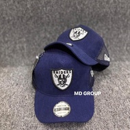 RAIDERS Navy Corduroy Premium Trucker Mesh Distro Baseball Cap Unisex Trendy Hat