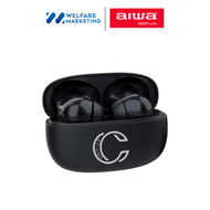 AIWA AT-X80C TWS Bluetooth Earphones หูฟังไร้สายแบบอินเอียร์ น้ำหนักเบา กันน้ำระดับ IPX4