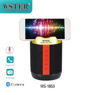 WSTER WS-1853  TWS WIRELESS SPEAKER PORTABLE SPEAKER BLUETOOTH OUTDOOR Speaker FM RADIO TWS SPEAKER