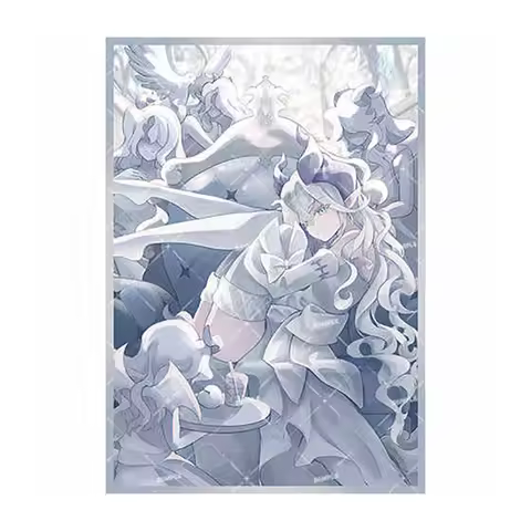 50pcs/set Yu-Gi-OH! Lady Labrynth of the Silver Castle Flash Card Sleeve Anime Game Collection Card 