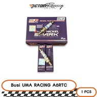Uma Racing Utech Nickel Spark Spark Plug for Mio Fino Nouvo Vega R Motorcycle Code A6RTC Original