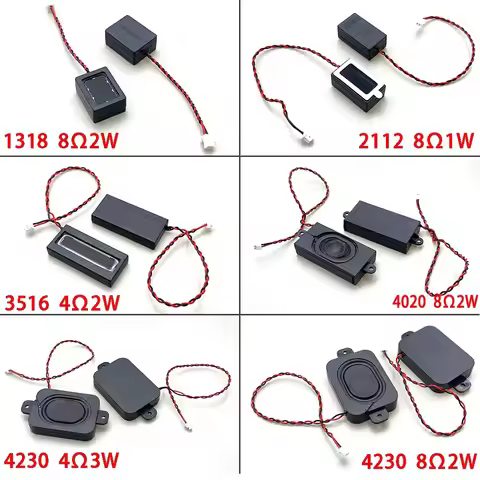 8Ω 1W 2W Mini Speaker 4Ω 2W 3W Full Range Cavity Sound Speaker Connector Smart Home Voice Speaker Bo