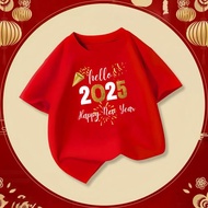 Red Apichat T-Shirt Short Shirt Kids New Delivery Year Love Number 24