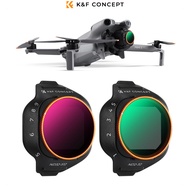 K&F Concept ND2-32 & ND32-512 Filter Kit for DJI Mini 5 Pro Varibale ND Filter