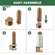 SUNFA Canning Ring Storage Rack Farmhouse Style Canning Rack Rustic Kitchen Tool Holder for Neat Cou