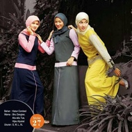 SALE Gamis Qirani Grade B Bahan Kaos Combed Rajut Katun/Gamis Busui Non Busui Gamis Daily