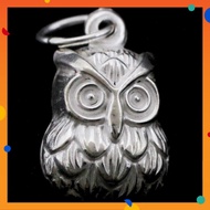 Beads, 925 Silver Charms, Charm Bead, 9x14mm, Sterling Silver 925,Owl With 6mm Jump Ring, Diy, L1-06
