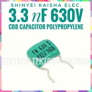Shinyei Kaisha Elec. 3.3nF 630V Polypropylene CBB capacitor Audio 332
