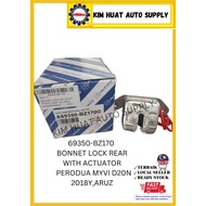 69350-BZ170  BONNET LOCK REAR WITH ACTUATOR   PERODUA MYVI D20N 2018Y,ARUZ