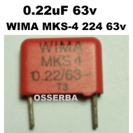Wima 0.22uf 63V 0.22 MKP X6 High End Capacitor 220n 224