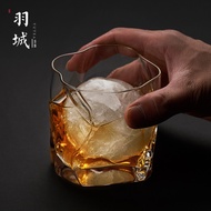 *日本小松诚设计师威士忌酒杯洋酒杯日式创意啤酒玻璃杯子古典水晶