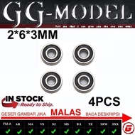 REP TAMIYA 94389 AO 620 BALL BEARING (2x6x3mm)