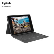 Logitech Rugged Folio - iPad 7th 8th & 9th Generation Protective Keyboard Case with Smart Connector 