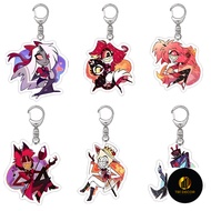 Acrylic Hazbin Hotel Keychain Peripheral Personality Pendant Same Style Hazbin Ani Hotel Double-Side