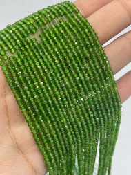 กรีนทัวร์มาลีน (t-savorite) 3-4 MM rhondell shape green tourmaline (t-savorite) 3-4 MM rhondell sha