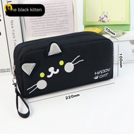 Zipper Pencil Case Multi Compartments Portable Large Pencil Cases School Office Supplies