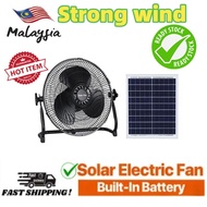 Solar powered floor fan Rechargeable Energy Kipas Solar Fan Outdoor Solar kipas camping kipas meja L