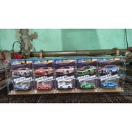 Regular Hot wheels Blister Acrylic Card Display (DCR_5.1) | Box Box | Acrylic Acrylic | Diecast Diec