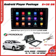 2+32 GB Android Player For Perodua Axia New 2022 - Now MP5 Quad Core Bluetooth Waze IPS GPS Car Ster