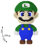 Big Size 43cm Mario Building Blocks Compatible with  Fun to Play in the Living Room Suitable for Dis