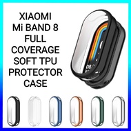For Xiaomi Mi Band 8 Full Coverage Soft Tpu Protection Case Xiaomi Mi Band 8 Protector Cover