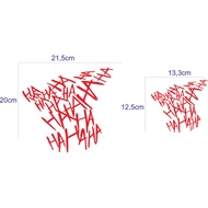 Cutting sticker joker hahahaha sticker