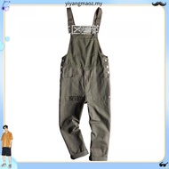 XMAN Mens Leisure Solid Vintage Dungaree Baggy Cargo Jumpsuit