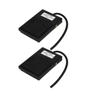2個FS-1 AC 10A 250Vフットペダルスイッチ瞬間的な黒い機械(2 St? FS-1 AC 10A 220V Fu?pedalschalter Momentary Black Machine