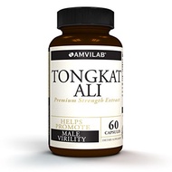 [USA]_AMVILAB TONGKAT ALI 400mg- Eurycoma Longifolia (Root) 100:1 Natural Premium Strength Extract,