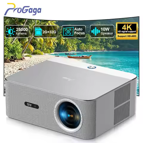 PROGAGA PG610W Full HD 1080P Projector Android 4K WiFi 2G 32G PG610W Beamer Home Theater Meeting Gam